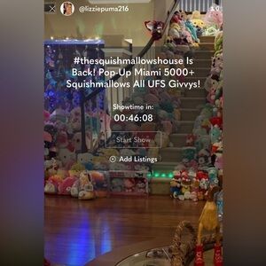 #thesquishmallowshouse is BACK! POP-UP Miami…and it’s🔥lit@the night show 11:45pm